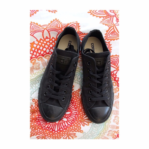 All Black Converse