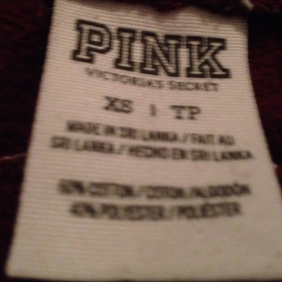 Maroon PINK sweatpants - Picture 3 of 3
