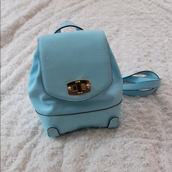 Powder Blue Purse Backpack