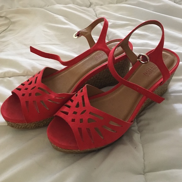 Red Kenneth Cole Wedges