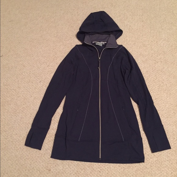 Athleta Booyah jacket XS dress blue