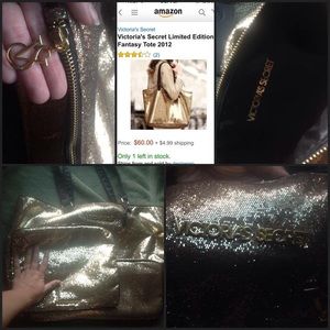 Limited edition VS tote w/ makeup bag