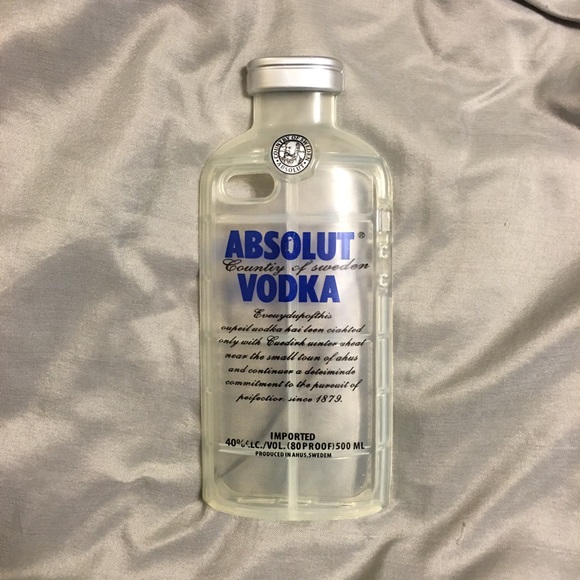 Absolute Vodka Bottle iPhone SE/5/5S Case - Picture 1 of 2