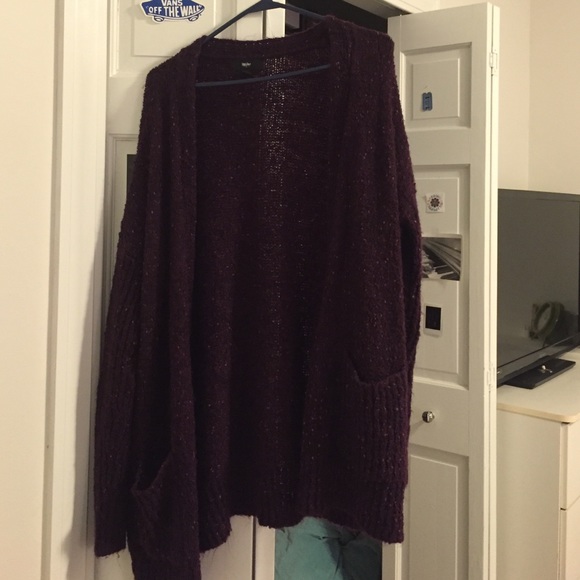 Maroon/Purple Cardigan