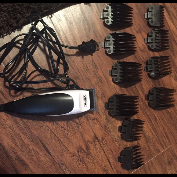 Wahl clippers with attachments