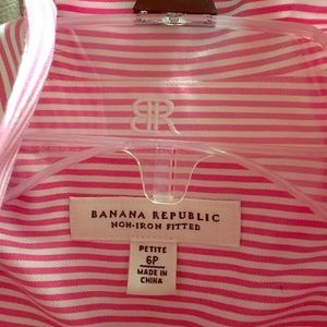 Fitted banana republic shirt