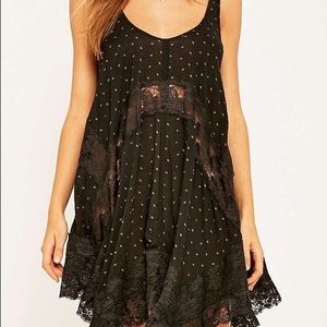 Free People She Polka Dot Swing Dress