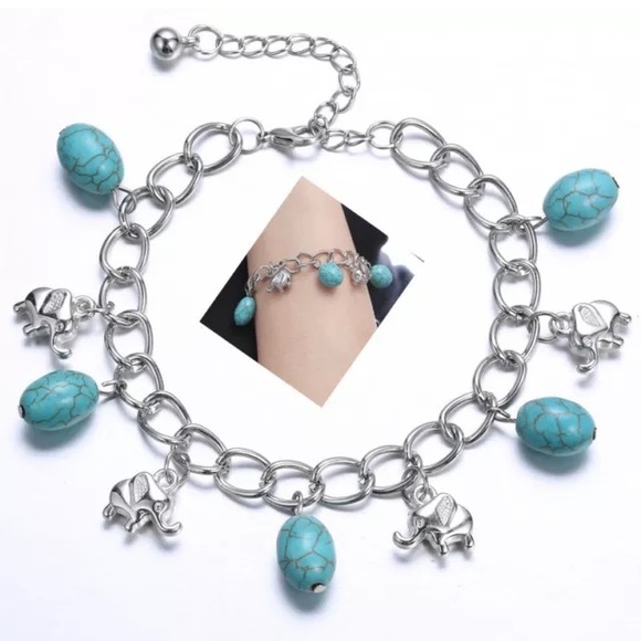 Jewelry - Turquoise  Elephant Bracelet