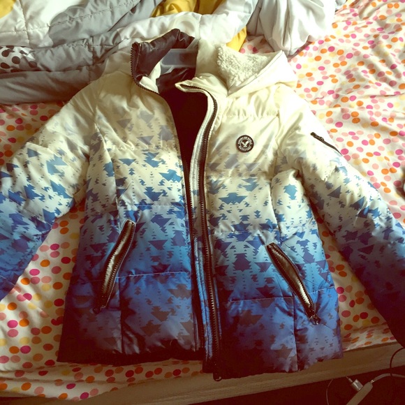 American Eagle puffy coat.