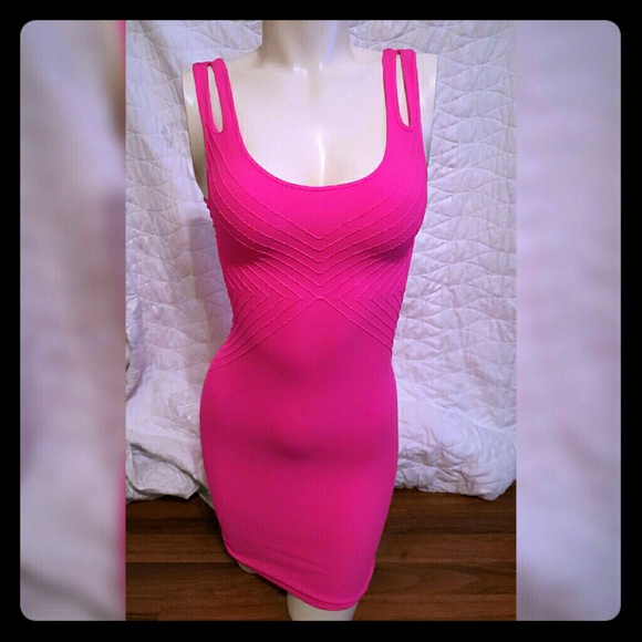 Hot pink dress🌸