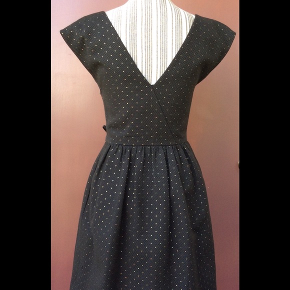 •HostPick• Lurex Spot V Back Dress by Jaeger - Picture 2 of 4