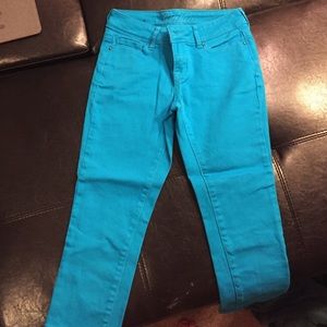 Bright Blue Capris