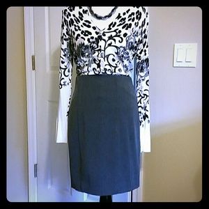 Gray Express Pencil Skirt