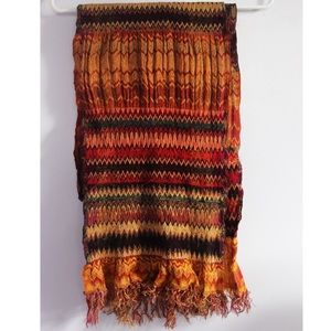 Colorful patterned scarf