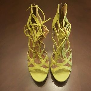 Cutie!!!!! Lime green 6 in. heels