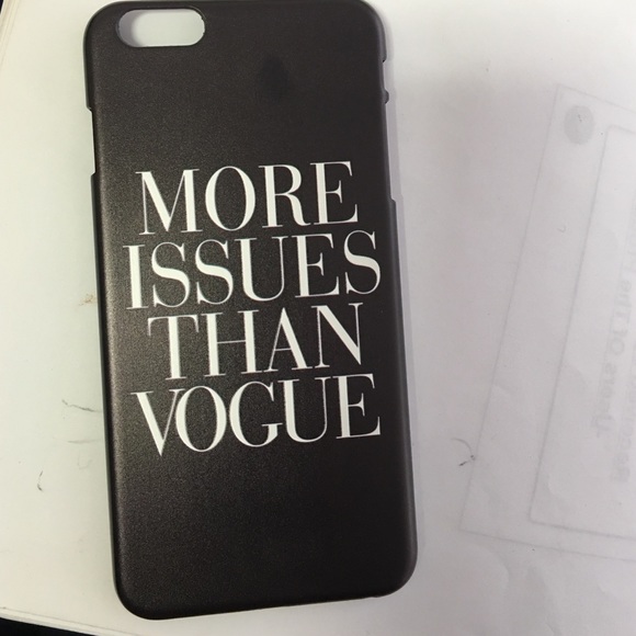 More Issues than Vogue. iPhone 6/6s plus case