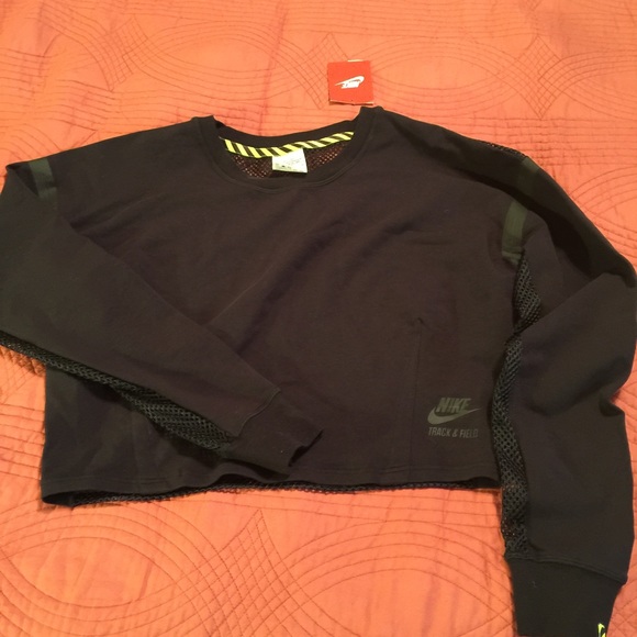 Nike crop top with mesh back