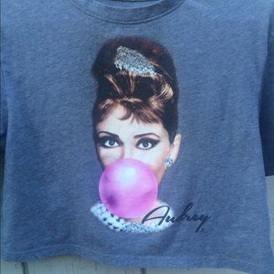 Audrey Hepburn Crop Top