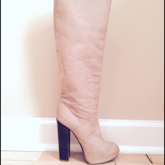 Brian Atwood tall leather boots