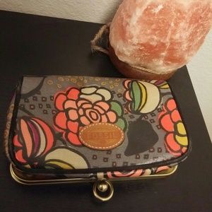 Fossil mini bag with mirror