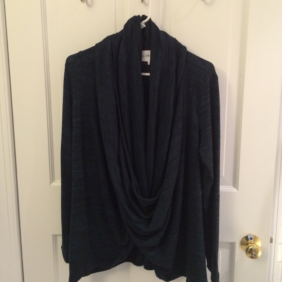 Olive and Oak Crossover Sweater