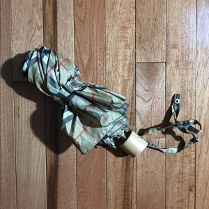 Burberry Umbrella with Wood Handle