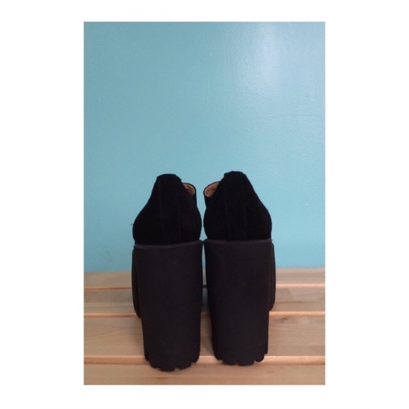 Suede Platform Heels - Picture 4 of 4