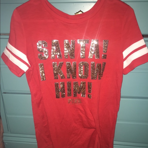 (Pink) red Christmas themed t-shirt