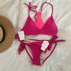 💕NEW WITH TAGS 💕 COTTON ON PINK SWIMSUIT SMAL 💕