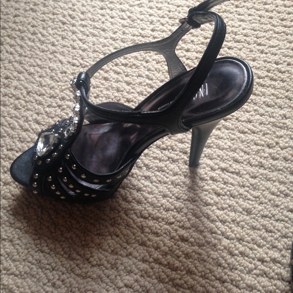Fancy black INC heels - Picture 1 of 4