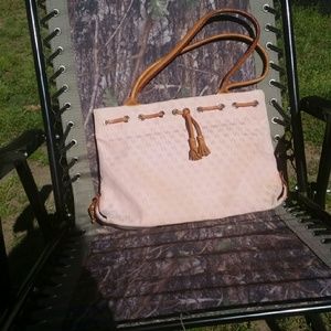 Dooney & bourke large tassel tote
