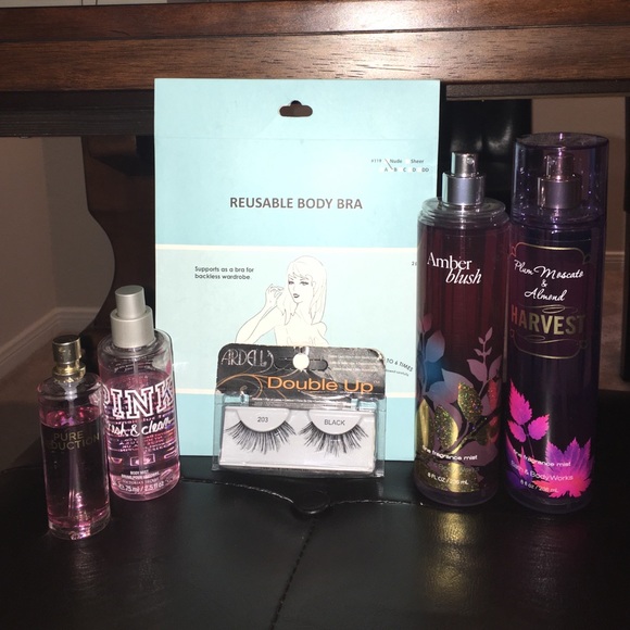 DoubleUP Ardell💋 PINK perfumes💋Reusable Body Bra