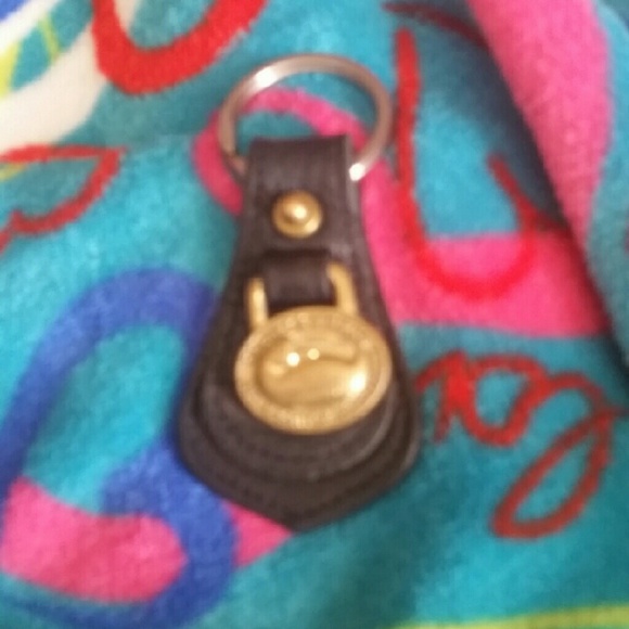 Dooney & Bourke black on black Key fob