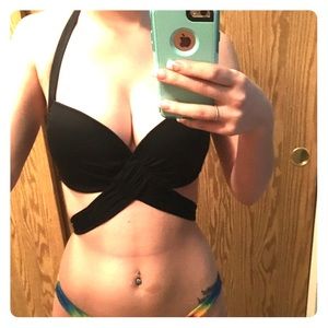 Victoria secret cross cross swim top