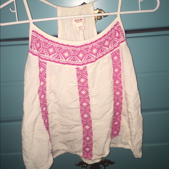 Cream colored crop top