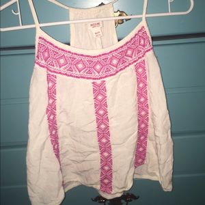 Cream colored crop top