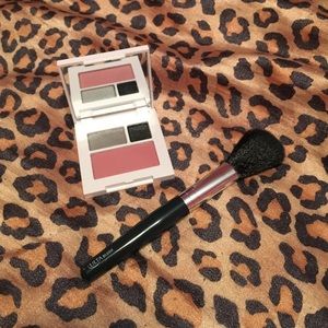 Clinique palette and Ulta blush brush