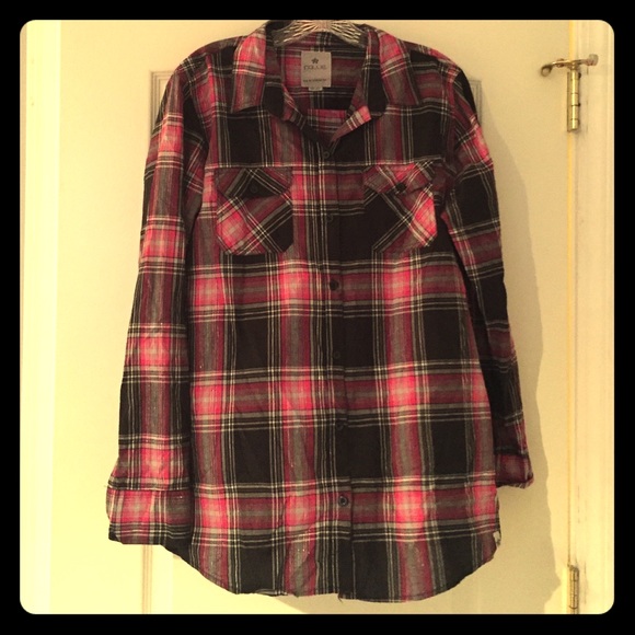 Nollie Tops - Nollie Boyfriend Flannel
