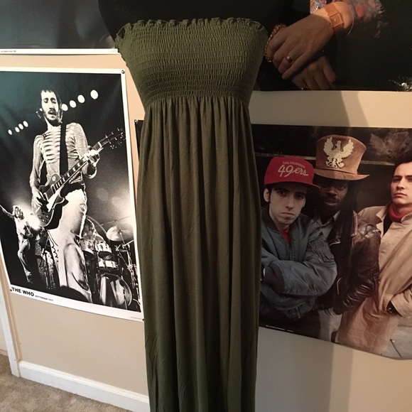 Tube top maxi dress!!