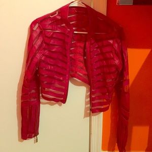 Bebe Red Jacket