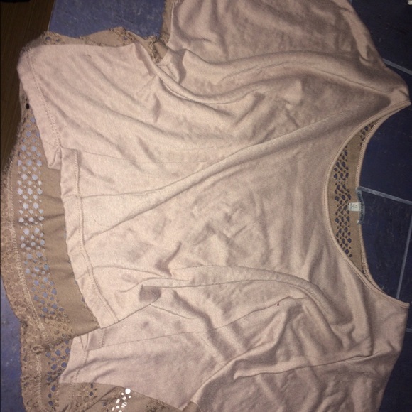 Forever 21 crop top with mesh back!