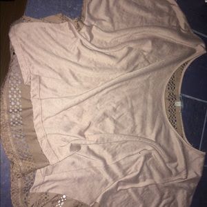 Forever 21 crop top with mesh back!