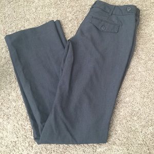 Gray Bootcut Dress Pants