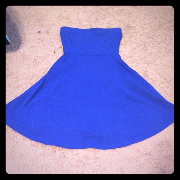 Royal blue dress