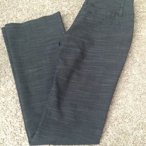 Gray Bootcut Dress Pants