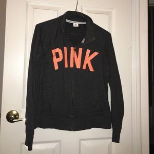 PINK Grey SweatShirt