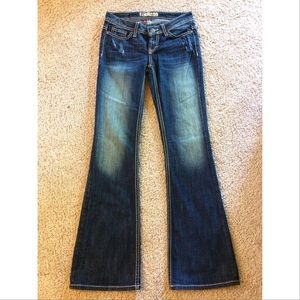 BKE boot cut , sz 25 inseam is 31.5"