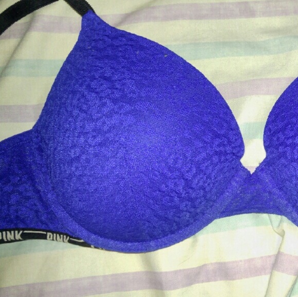 Victoria's Secret Pink Leopard Lace Bra