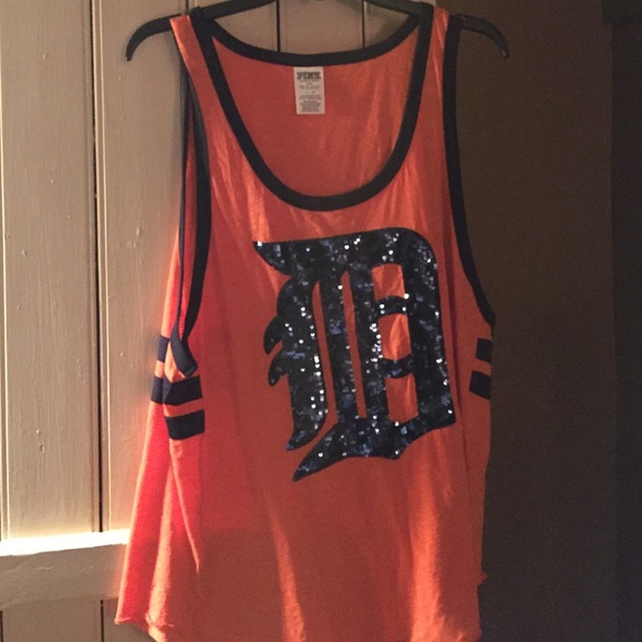 Detroit Tigers Pink Tank