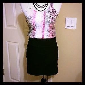 Guess Black Bandage Stretch Mini